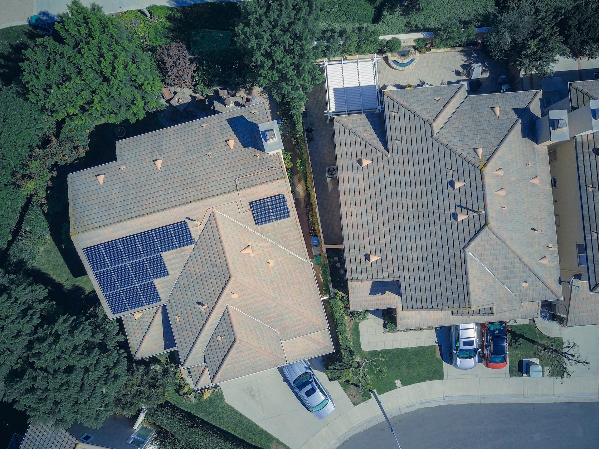 Solar panel close-up